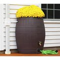 Rescue 50 Gallon Whiskey Rain Barrel, Brown 3242-1